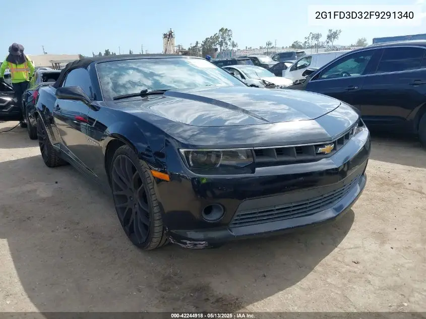 2015 Chevrolet Camaro 1Lt VIN: 2G1FD3D32F9291340 Lot: 42244918