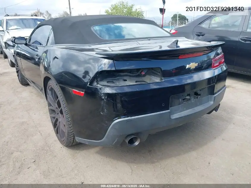 2015 Chevrolet Camaro 1Lt VIN: 2G1FD3D32F9291340 Lot: 42244918