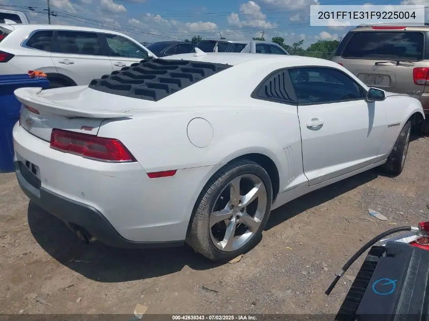 2015 Chevrolet Camaro 2Lt VIN: 2G1FF1E31F9225004 Lot: 42638343