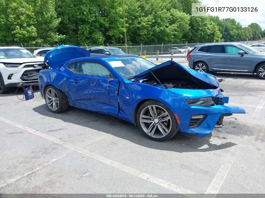 2016 Chevrolet Camaro 2Ss VIN: 1G1FG1R77G0133126 Lot: 42252878