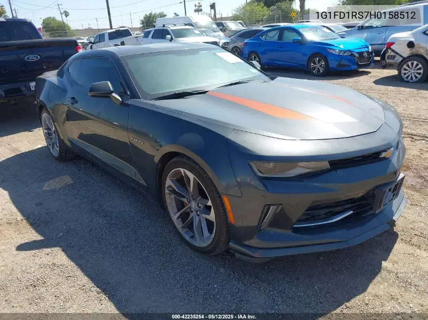 2017 Chevrolet Camaro 2Lt VIN: 1G1FD1RS7H0158512 Lot: 42235254