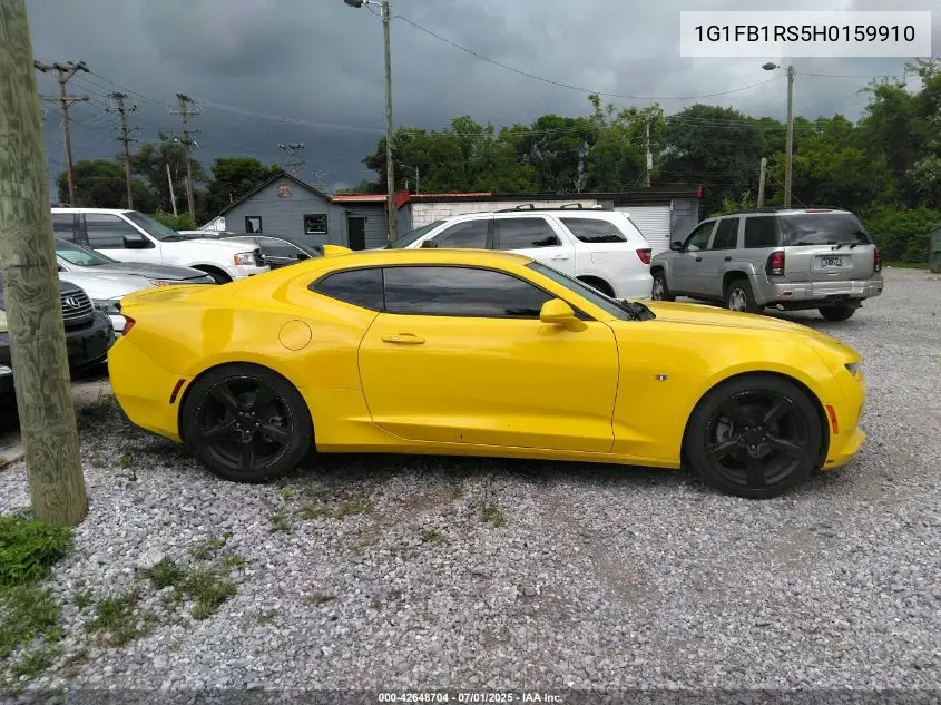 2017 Chevrolet Camaro Lt VIN: 1G1FB1RS5H0159910 Lot: 42648704