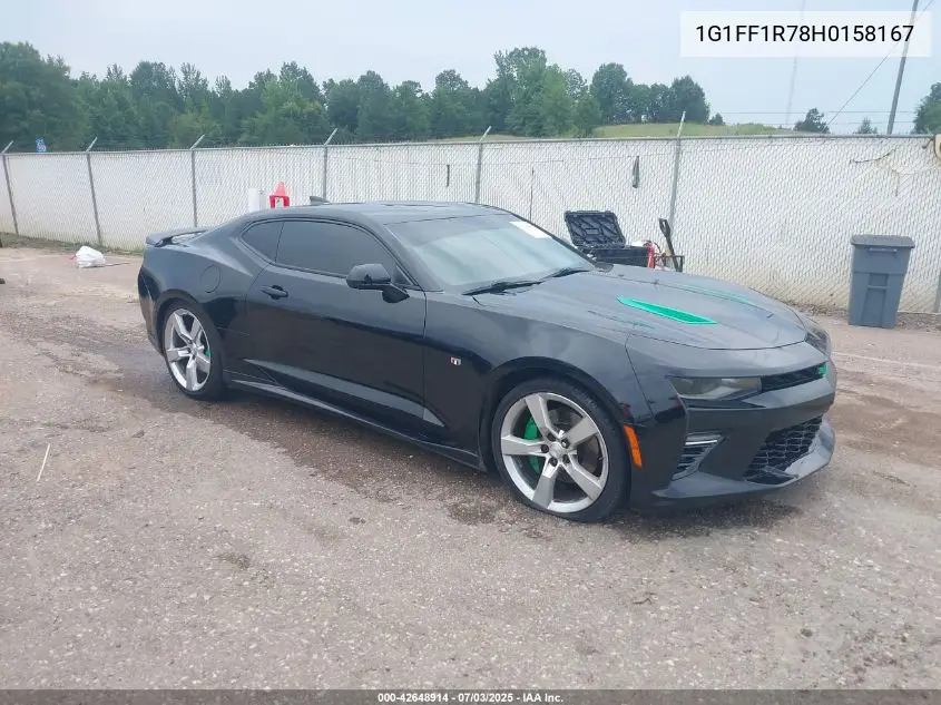 2017 Chevrolet Camaro 1Ss VIN: 1G1FF1R78H0158167 Lot: 42648914