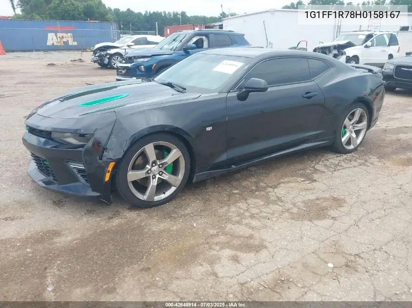 2017 Chevrolet Camaro 1Ss VIN: 1G1FF1R78H0158167 Lot: 42648914