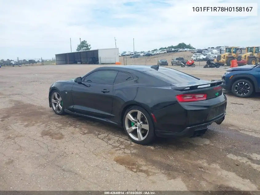 2017 Chevrolet Camaro 1Ss VIN: 1G1FF1R78H0158167 Lot: 42648914
