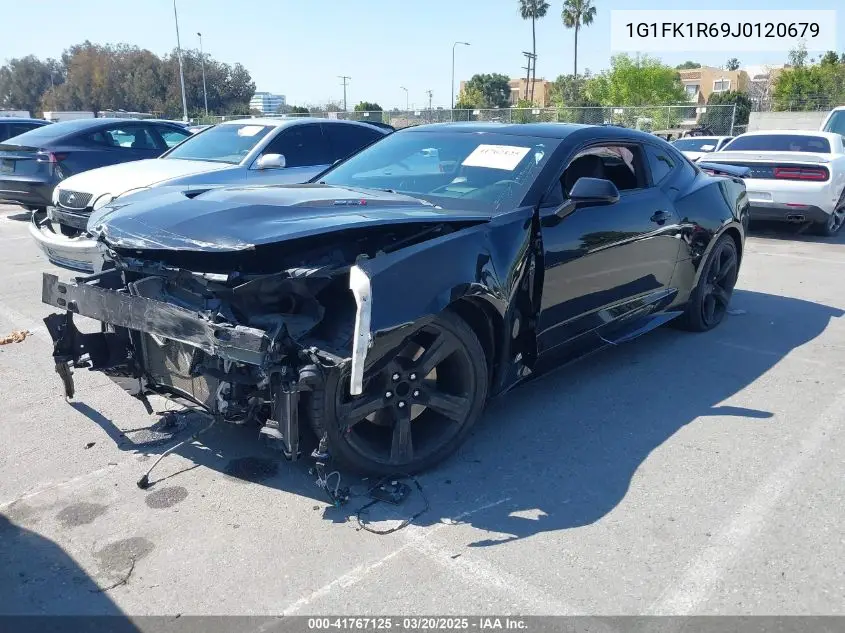 2018 Chevrolet Camaro Zl1 VIN: 1G1FK1R69J0120679 Lot: 41767125