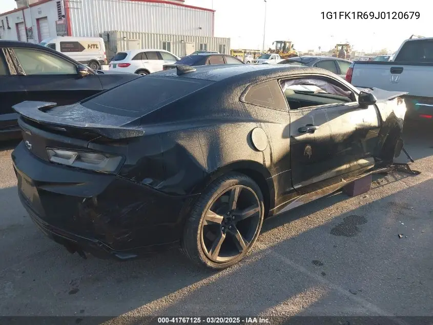 2018 Chevrolet Camaro Zl1 VIN: 1G1FK1R69J0120679 Lot: 41767125