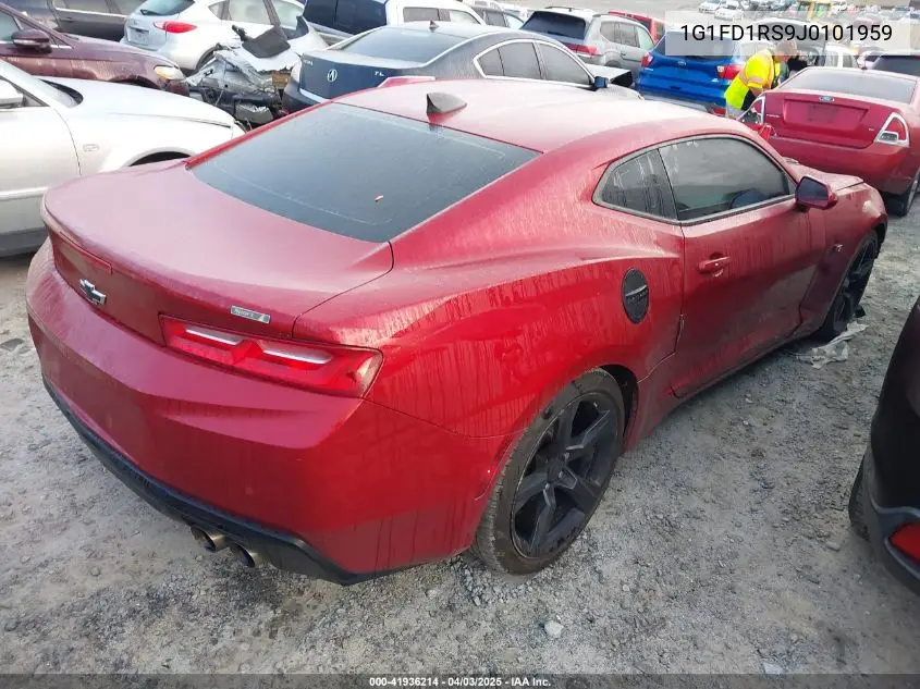 2018 Chevrolet Camaro 2Lt VIN: 1G1FD1RS9J0101959 Lot: 41936214