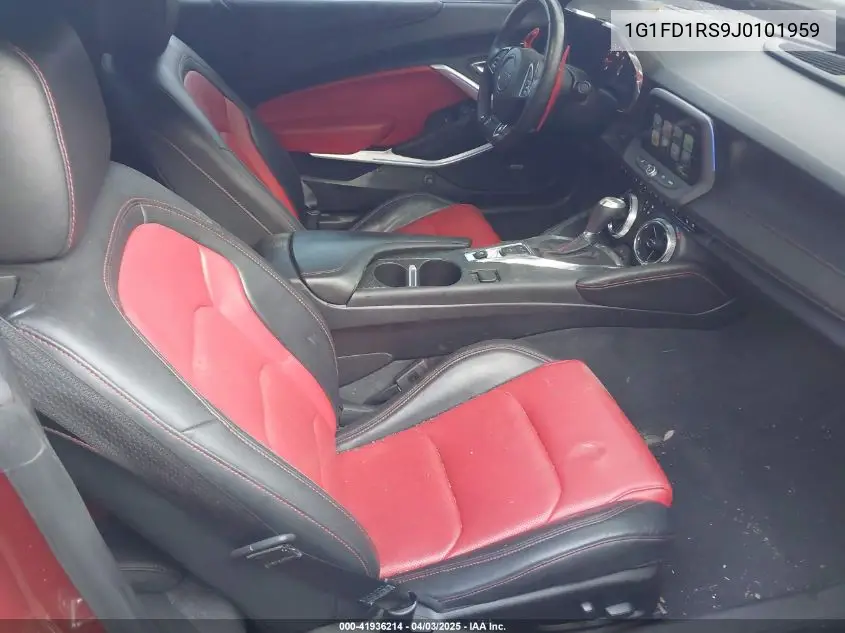 2018 Chevrolet Camaro 2Lt VIN: 1G1FD1RS9J0101959 Lot: 41936214