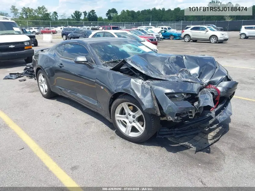 2018 Chevrolet Camaro 1Lt VIN: 1G1FB1RS5J0188474 Lot: 42639290