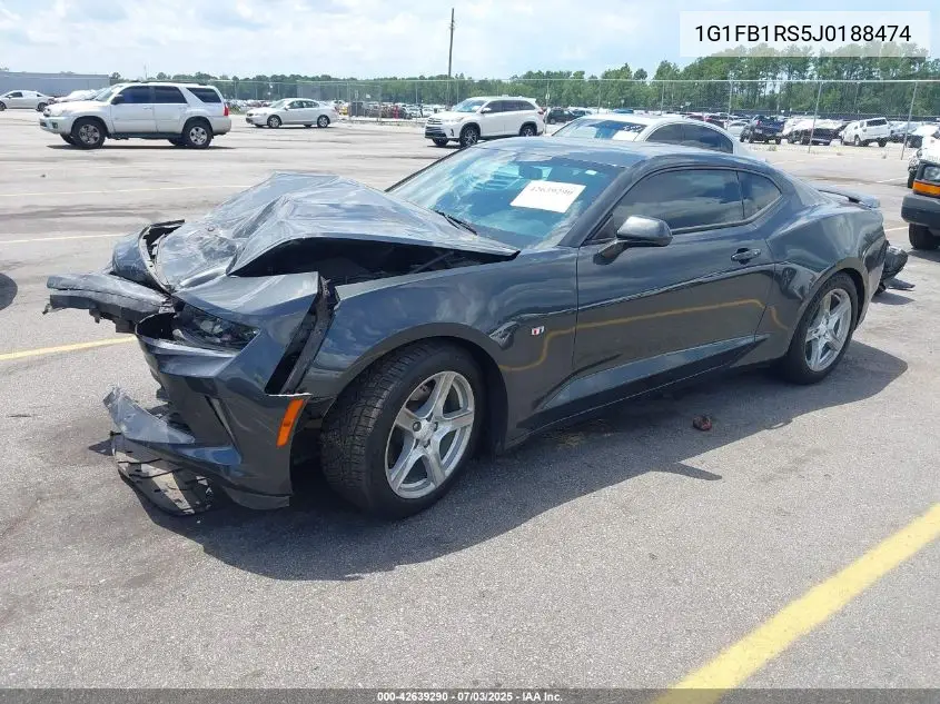 2018 Chevrolet Camaro 1Lt VIN: 1G1FB1RS5J0188474 Lot: 42639290