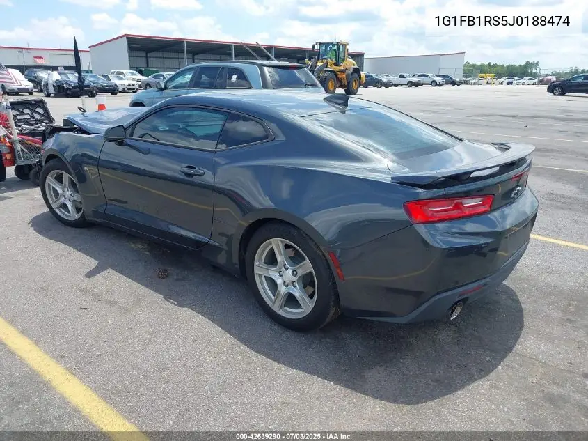 2018 Chevrolet Camaro 1Lt VIN: 1G1FB1RS5J0188474 Lot: 42639290