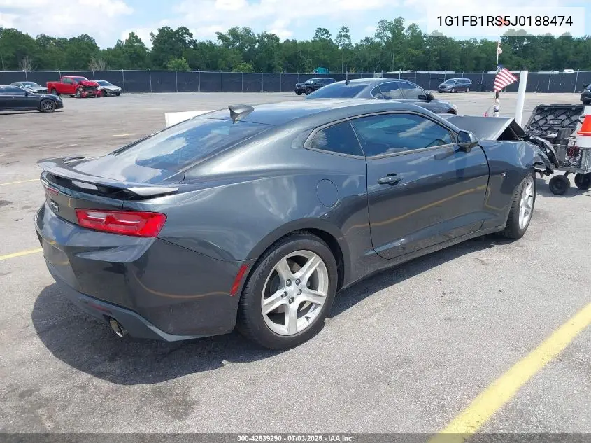 2018 Chevrolet Camaro 1Lt VIN: 1G1FB1RS5J0188474 Lot: 42639290