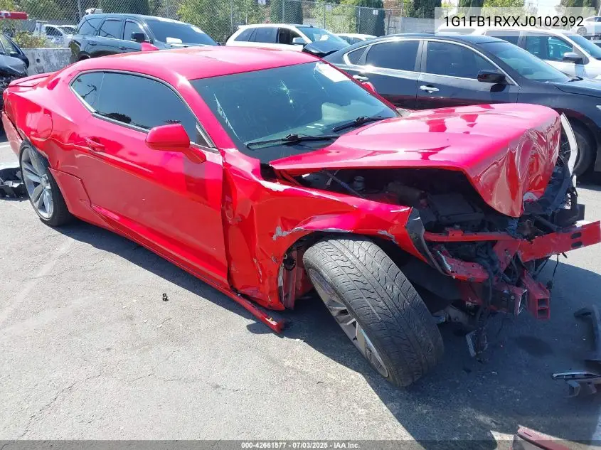 2018 Chevrolet Camaro 1Lt VIN: 1G1FB1RXXJ0102992 Lot: 42661577
