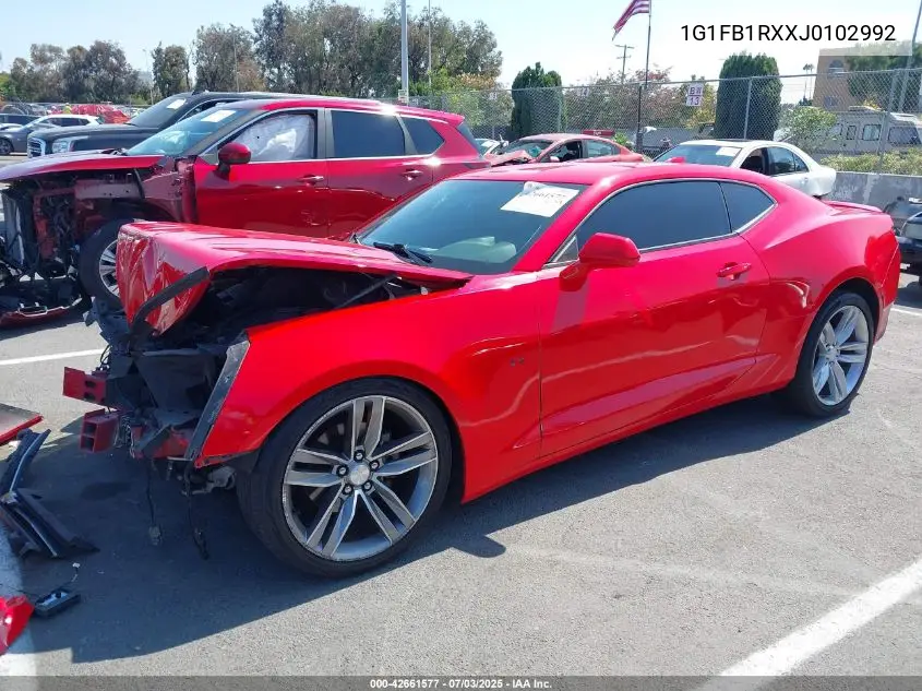 2018 Chevrolet Camaro 1Lt VIN: 1G1FB1RXXJ0102992 Lot: 42661577