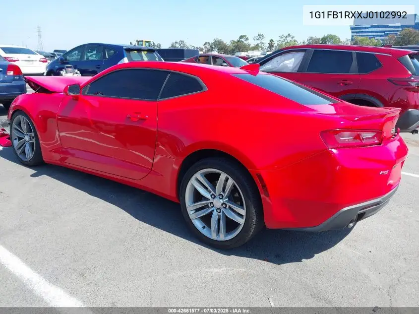 2018 Chevrolet Camaro 1Lt VIN: 1G1FB1RXXJ0102992 Lot: 42661577