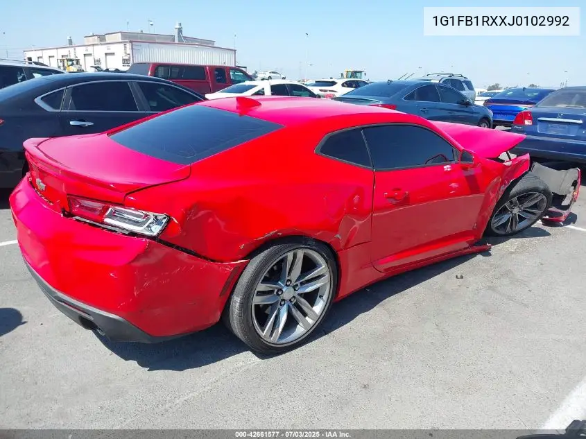 2018 Chevrolet Camaro 1Lt VIN: 1G1FB1RXXJ0102992 Lot: 42661577