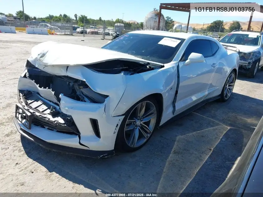 2018 Chevrolet Camaro 1Lt VIN: 1G1FB1RS8J0103756 Lot: 42773905