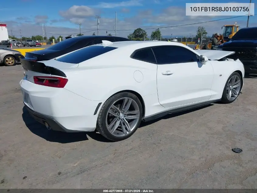 2018 Chevrolet Camaro 1Lt VIN: 1G1FB1RS8J0103756 Lot: 42773905