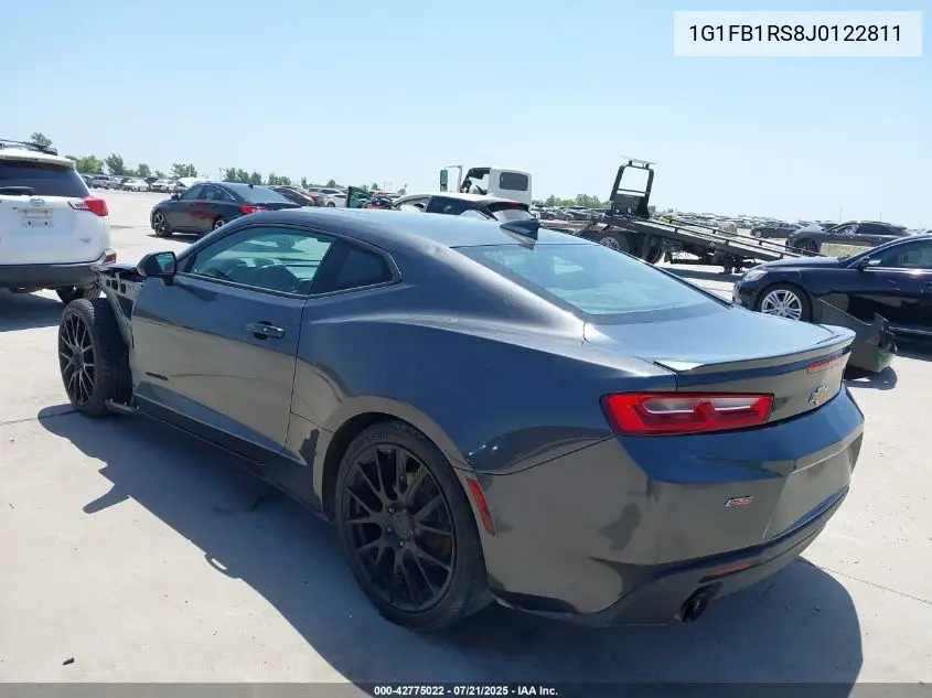 2018 Chevrolet Camaro 1Lt VIN: 1G1FB1RS8J0122811 Lot: 42775022