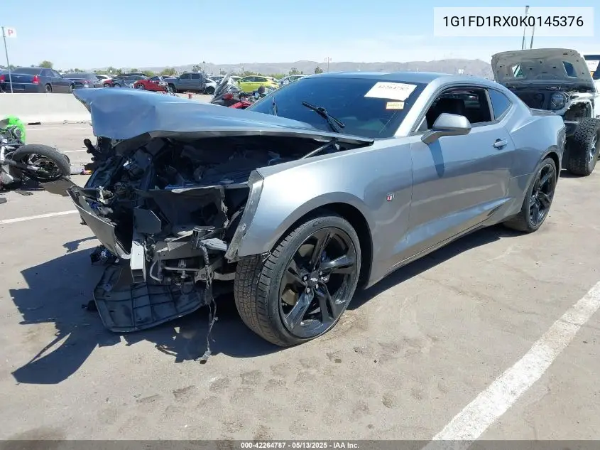 2019 Chevrolet Camaro 2Lt VIN: 1G1FD1RX0K0145376 Lot: 42264787