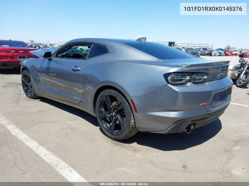 2019 Chevrolet Camaro 2Lt VIN: 1G1FD1RX0K0145376 Lot: 42264787