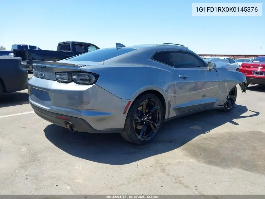 2019 Chevrolet Camaro 2Lt VIN: 1G1FD1RX0K0145376 Lot: 42264787