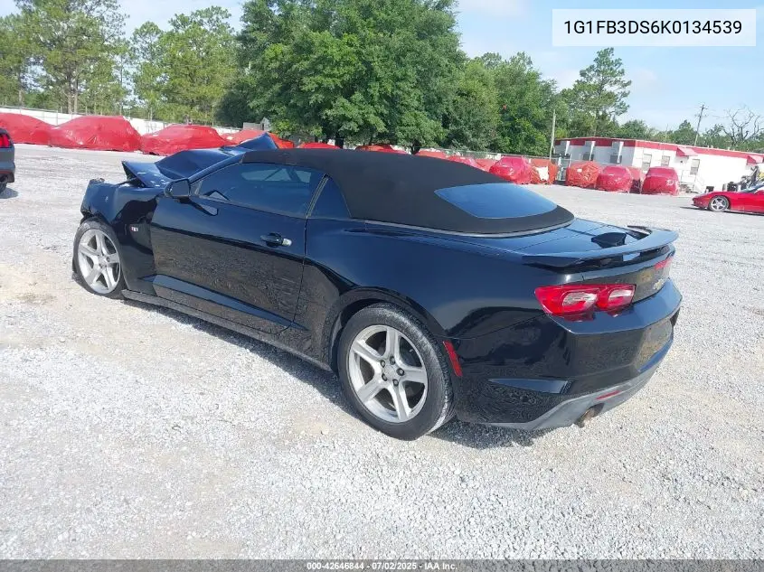 2019 Chevrolet Camaro 1Lt VIN: 1G1FB3DS6K0134539 Lot: 42646844