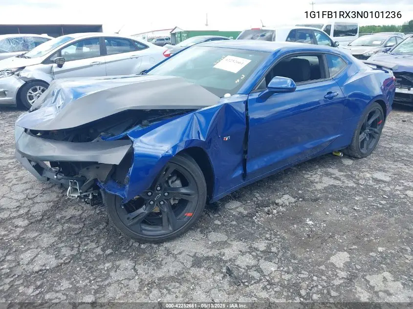2022 Chevrolet Camaro Rwd 1Lt VIN: 1G1FB1RX3N0101236 Lot: 42252661