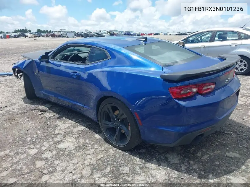 2022 Chevrolet Camaro Rwd 1Lt VIN: 1G1FB1RX3N0101236 Lot: 42252661