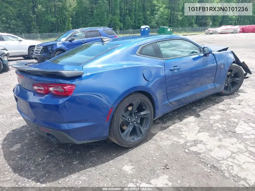 2022 Chevrolet Camaro Rwd 1Lt VIN: 1G1FB1RX3N0101236 Lot: 42252661