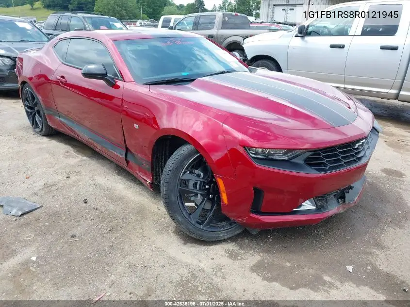 2024 Chevrolet Camaro Rwd 1Lt VIN: 1G1FB1RS8R0121945 Lot: 42636196