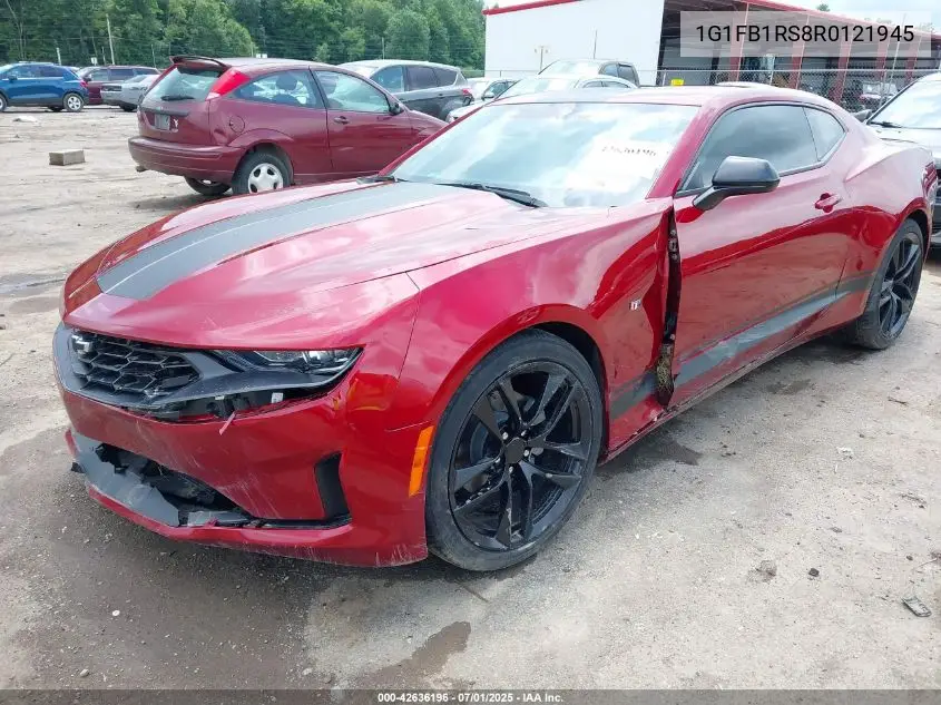 2024 Chevrolet Camaro Rwd 1Lt VIN: 1G1FB1RS8R0121945 Lot: 42636196