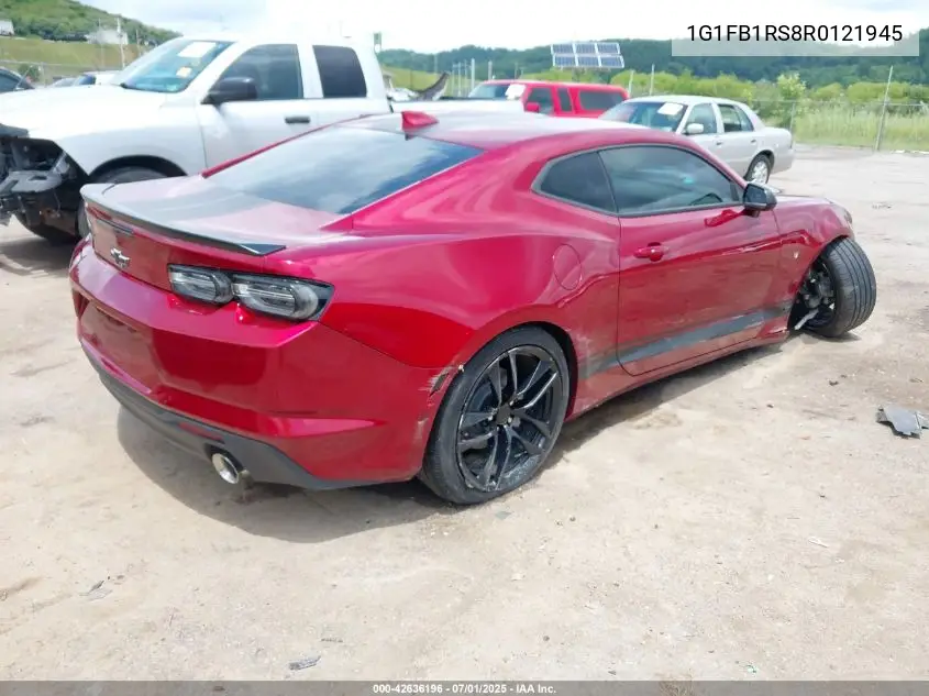 2024 Chevrolet Camaro Rwd 1Lt VIN: 1G1FB1RS8R0121945 Lot: 42636196