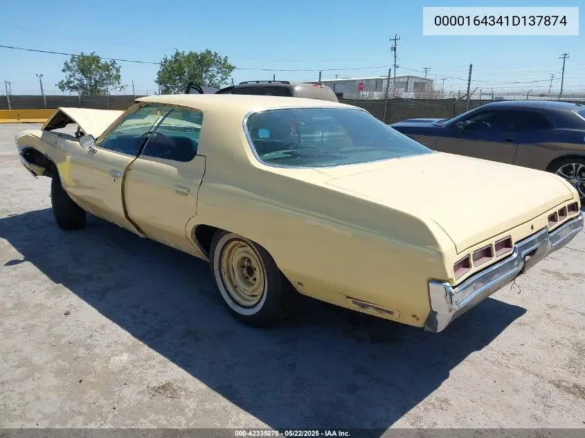 1971 Chevrolet Caprice VIN: 0000164341D137874 Lot: 42335075