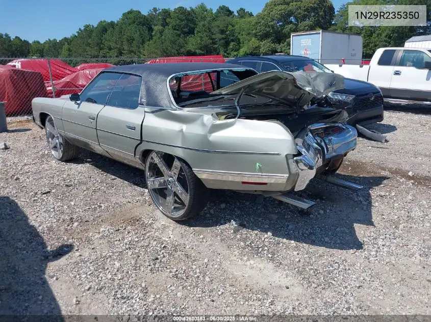 1972 Chevrolet Caprice VIN: 1N29R235350 Lot: 42630363