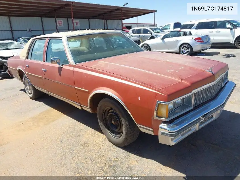 1977 Chevrolet Caprice VIN: 1N69L7C174817 Lot: 42119630