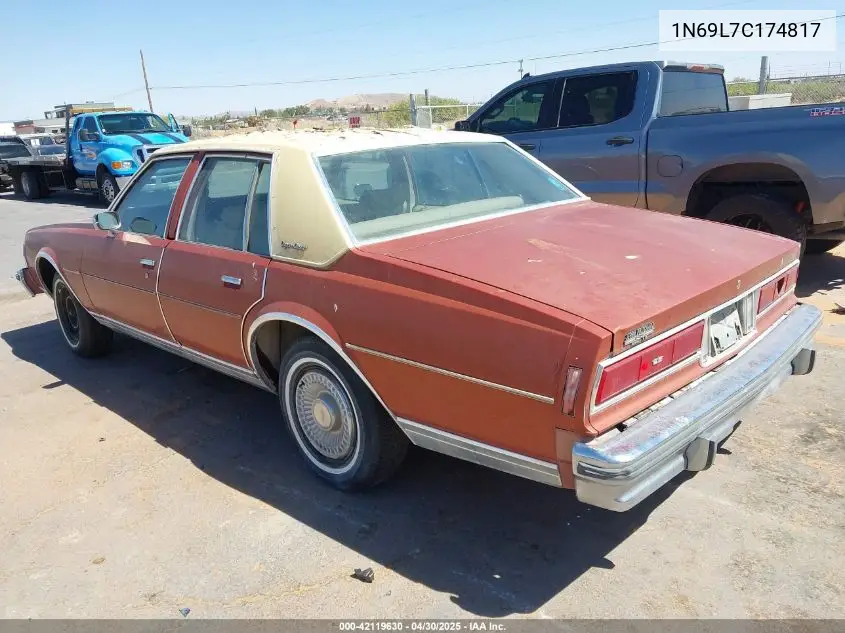 1977 Chevrolet Caprice VIN: 1N69L7C174817 Lot: 42119630