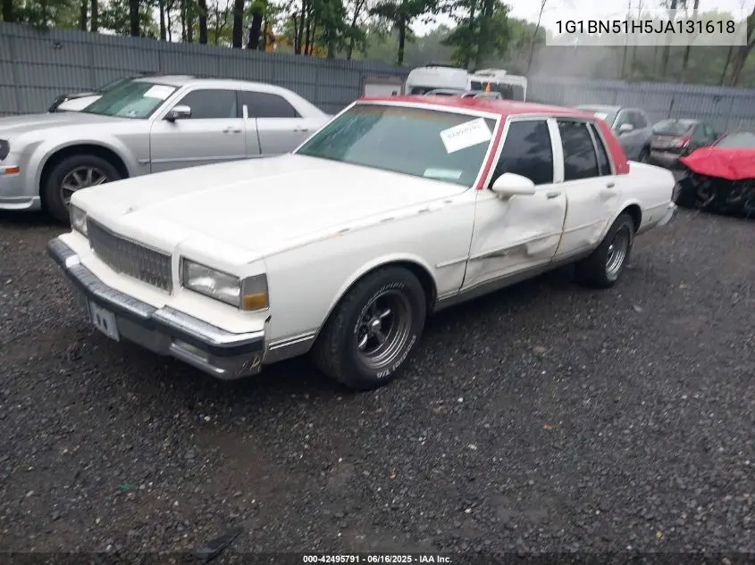 1988 Chevrolet Caprice Classic VIN: 1G1BN51H5JA131618 Lot: 42495791
