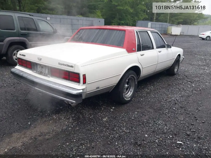 1988 Chevrolet Caprice Classic VIN: 1G1BN51H5JA131618 Lot: 42495791