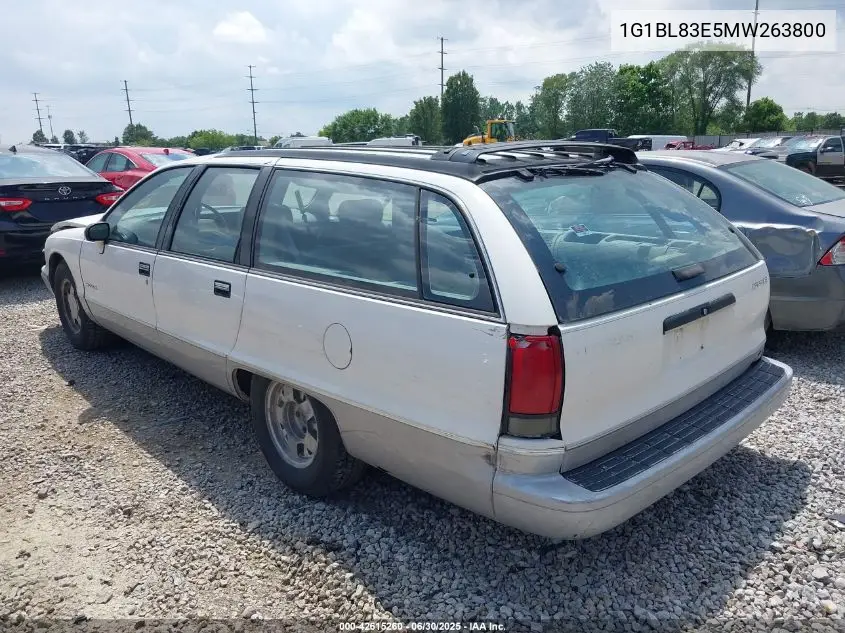 1991 Chevrolet Caprice VIN: 1G1BL83E5MW263800 Lot: 42615260