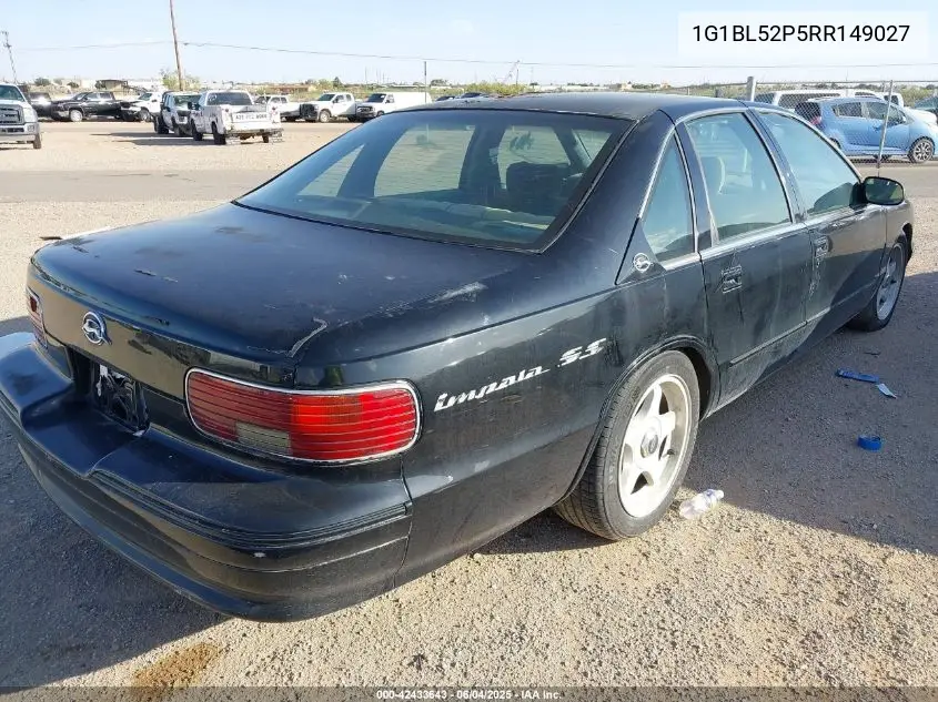 1994 Chevrolet Caprice Classic VIN: 1G1BL52P5RR149027 Lot: 42433643