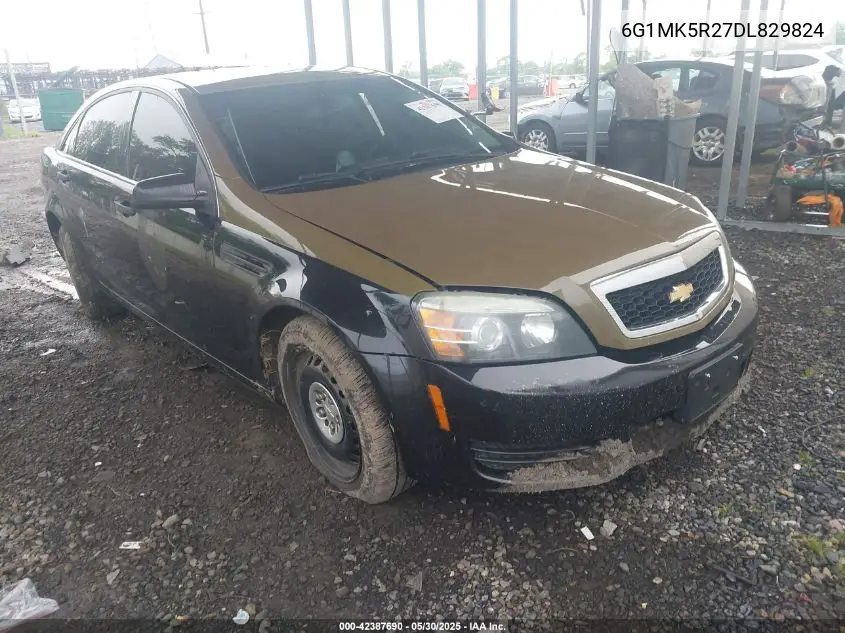 2013 Chevrolet Caprice Police VIN: 6G1MK5R27DL829824 Lot: 42387690