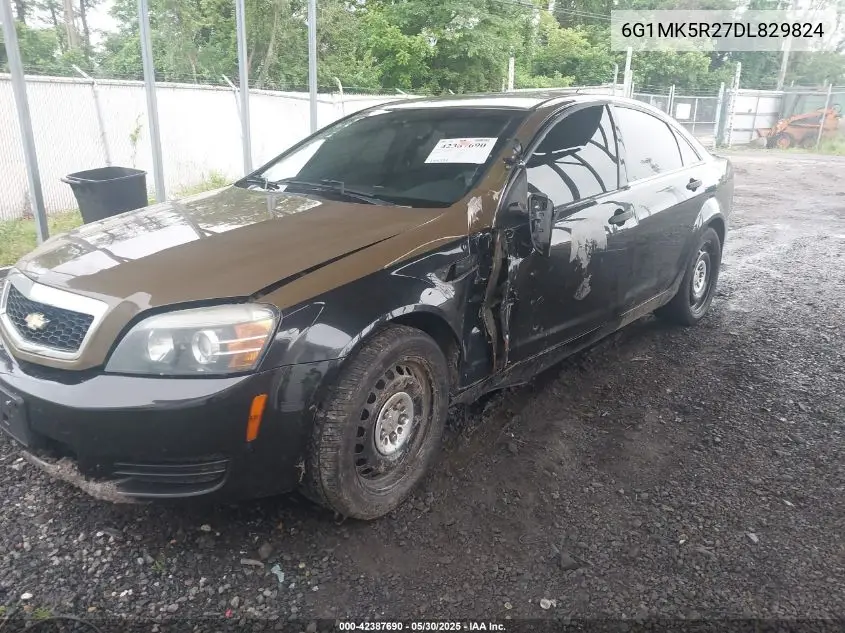 2013 Chevrolet Caprice Police VIN: 6G1MK5R27DL829824 Lot: 42387690