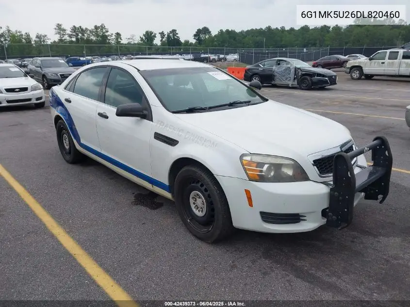 2013 Chevrolet Caprice Police VIN: 6G1MK5U26DL820460 Lot: 42439373