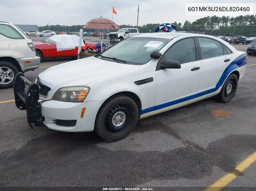 2013 Chevrolet Caprice Police VIN: 6G1MK5U26DL820460 Lot: 42439373