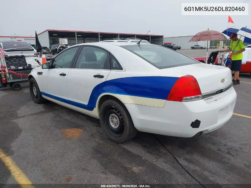2013 Chevrolet Caprice Police VIN: 6G1MK5U26DL820460 Lot: 42439373