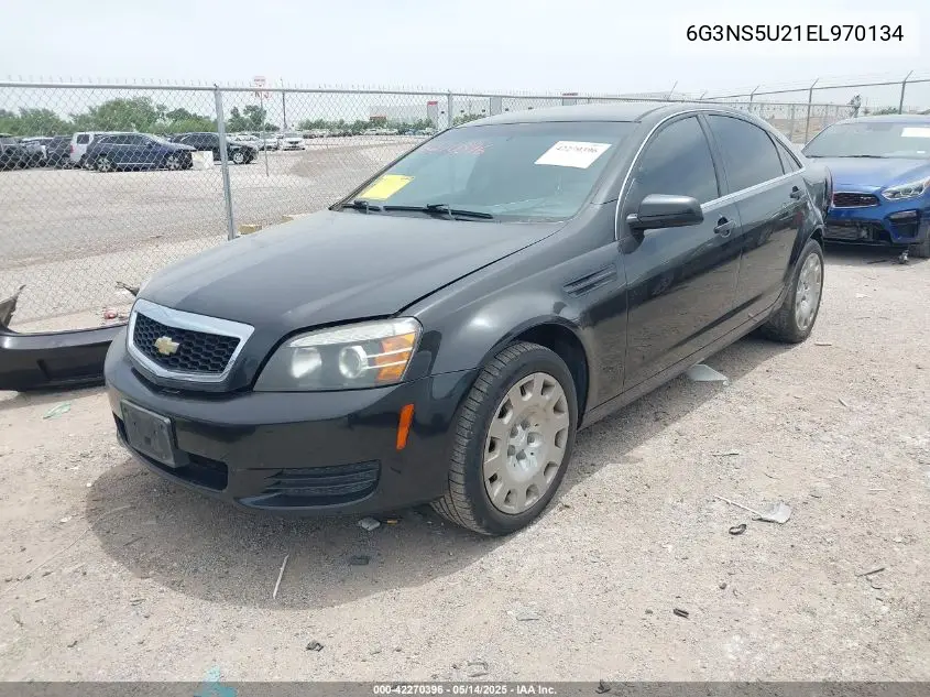 2014 Chevrolet Caprice Police VIN: 6G3NS5U21EL970134 Lot: 42270396