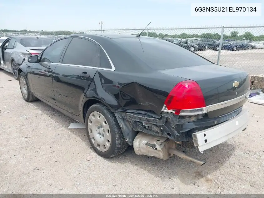 2014 Chevrolet Caprice Police VIN: 6G3NS5U21EL970134 Lot: 42270396