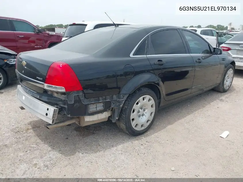 2014 Chevrolet Caprice Police VIN: 6G3NS5U21EL970134 Lot: 42270396